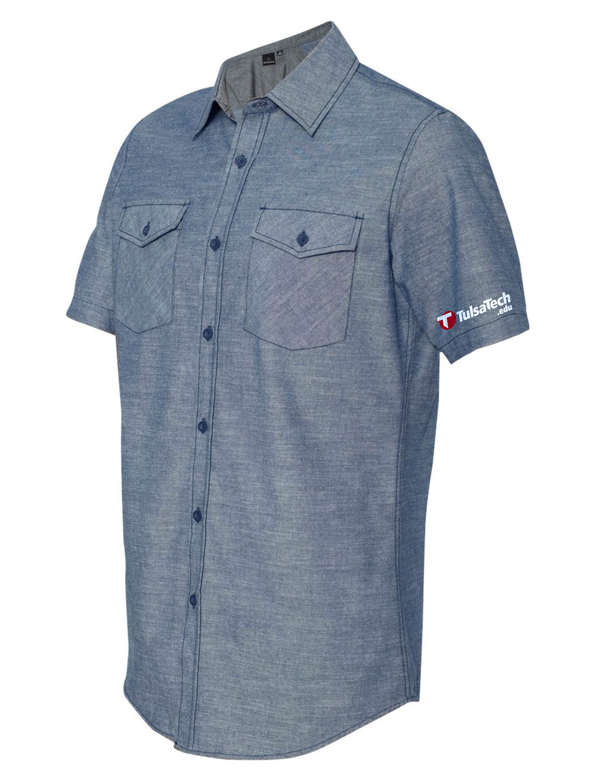 Men's Chambray Short Sleeve Shirt