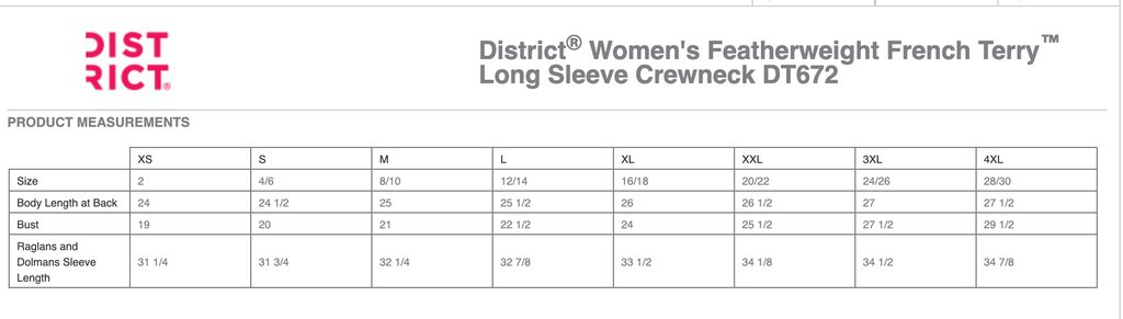 Women’s Featherweight French Terry Long Sleeve Crewneck