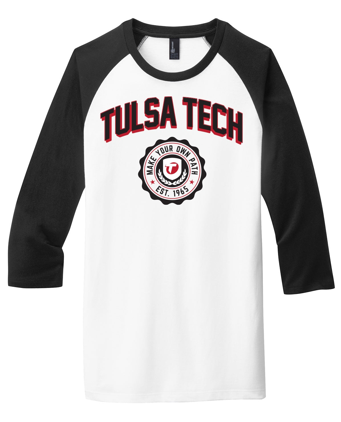 Tulsa Tech Crest Raglan